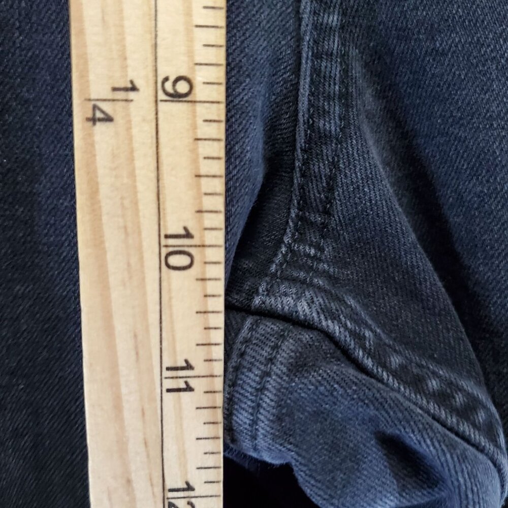 Everlane Jeans Mens 35x32 Black Athletic Stretch Organic Slim Uniform Denim - Picture 5 of 11
